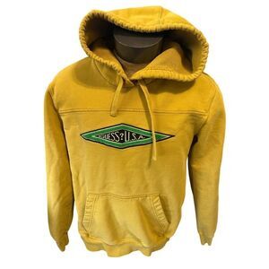 Guess USA Men’s Large Vintage Yellow Hoodie